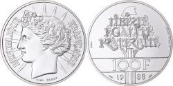 World Coins - Coin, France, Fraternité, 100 Francs, 1988, Monnaie de Paris, ESSAI,
