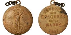 World Coins - France, Medal, Victoire de la Marne, Journée des Eprouvés, History, 1917