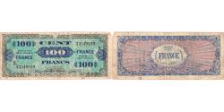 World Coins - France, 100 Francs, 1944, VF(20-25), Fayette:25.3, KM:123a