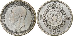 World Coins - Sweden, Gustaf V, Krona, 1946, Silver, , KM:814