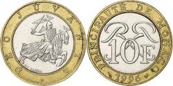World Coins - Monaco, Rainier III, 10 Francs, 1996, Paris, Bi-Metallic,
