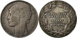 World Coins - France, Medal, marianne, Education Physique, Morlon, , Silvered bronze