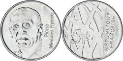 World Coins - Coin, France, Mendès France, 5 Francs, 1992, Paris, , Nickel, KM:1006