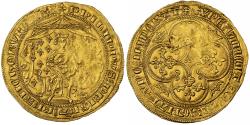 World Coins - France, Philippe VI, Pavillon d'or, 1339-1350, Gold, , Duplessy:251