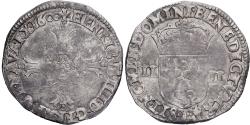 World Coins - Coin, France, Henri IV, 1/4 Ecu, 1600, Bayonne, , Silver, Gadoury:597