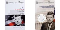 World Coins - San Marino, 5 Euro, John Fitzgerald Kennedy, 2013, Rome, Silver,