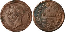 World Coins - Coin, Monaco, Honore V, Decime, 1838, Monaco, , Copper, KM:97.1