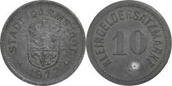 World Coins - Germany, Stadt Darmstadt, 10 Pfennig, 1917, , Zinc