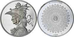 World Coins - France, Medal, Léonard de Vinci, le Condottiere, Proof, , Silver