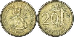 World Coins - Coin, Finland, 20 Pennia, 1984