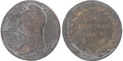 World Coins - Coin, France, Dupré, 5 Centimes, AN 8, Metz, , Copper, Gadoury:126a