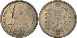 World Coins - Coin, Monaco, Louis II, 20 Francs, Vingt, 1947, , Copper-nickel