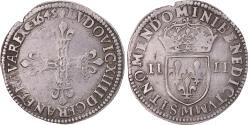 World Coins - Coin, France, Louis XIV, 1/4 Ecu, 1645, Toulouse, , Silver, KM:142.11