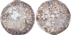 World Coins - Coin, France, Henri III, 1/4 Ecu, 1582, Nantes, , Silver, Duplessy:1133