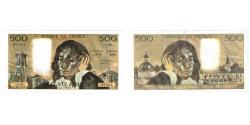 World Coins - France, 500 Francs, Pascal, 1976, S.59, EF(40-45), Fayette:71.14, KM:156d