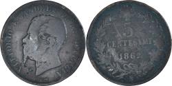 World Coins - Coin, Italy, Vittorio Emanuele II, 5 Centesimi, 1862, Naples, , Copper
