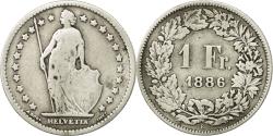 World Coins - Switzerland, Franc, 1886, Bern, , Silver, KM:24