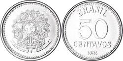 World Coins - Coin, Brazil, 50 Centavos, 1986