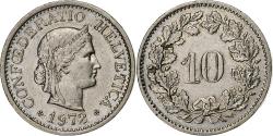 World Coins - Switzerland, 10 Rappen, 1972, Bern, Copper-nickel, , KM:27
