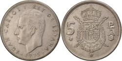 World Coins - Spain, Juan Carlos I, 5 Pesetas, 1976, Copper-nickel, , KM:807