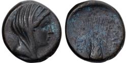 Ancient Coins - Coin, Lucania, Æ, ca. 300-250 BC, Metapontion, , Bronze, HN Italy:1693