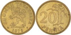 World Coins - Coin, Finland, 20 Pennia, 1975