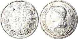 World Coins - France, Medal, Ecu Europa, Marianne, Politics, 1991, , Copper-nickel