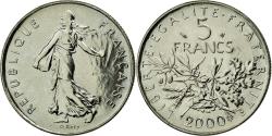 World Coins - Coin, France, Semeuse, 5 Francs, 2000, , Nickel Clad Copper-Nickel