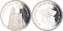 World Coins - France, Medal, Cathédrale de Strasbourg, Patrimoine, Proof,