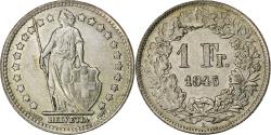 World Coins - Switzerland, Franc, 1945, Bern, Silver, , KM:24