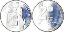 World Coins - Coin, Israel, 2 New Sheqalim, 1993, Utrecht, Netherlands, Revolt and Heroism.BE
