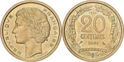 World Coins - France, 20 Centimes, Concours de Robert, 1961, Paris, Pattern, Copper-nickel