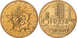 World Coins - France, 10 Francs, Mathieu, 1981, Paris, Tranche A, Nickel-brass,