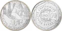 World Coins - France, 10 Euro, Haute Normandie, 2011, Paris, , Silver, KM:1738
