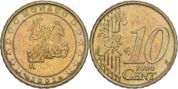 World Coins - Monaco, Rainier III, 10 Centimes, 2001, MDP, Nordic gold, , KM:170