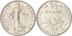 World Coins - Coin, France, Semeuse, 1/2 Franc, 1968, Paris, , Nickel, KM:931.1