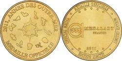 World Coins - France, Token, Année des Outre-Mer, 2011, Copper-nickel Aluminium,