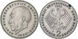 World Coins - GERMANY - FEDERAL REPUBLIC, 2 Mark, 1972, Stuttgart, Copper-Nickel Clad Nickel