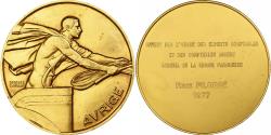 World Coins - France, Medal, Conseil de la Région parisienne, 1977, Gilt Bronze, Guiraud