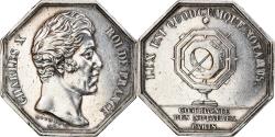 World Coins - France, Token, Notary, Charles X, Compagnie des Notaires de Paris,