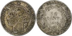 World Coins - France, 50 Centimes, Cérès, 1872, Paris, Silver, , Gadoury:419a