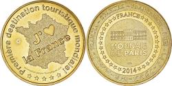 World Coins - France, Token, Tourist Token, 87/ J'aime la France - 1ère Destination