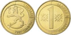 World Coins - Finland, Markka, 2001, Aluminum-Bronze, , KM:76