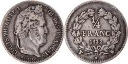 World Coins - Coin, France, Louis-Philippe, 1/4 Franc, 1832, Paris, , Silver