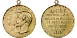 World Coins - France, Medal, Napoléon III, Baptème du Prince Impérial, 1856, Brass