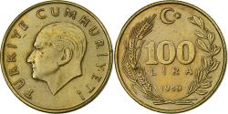 World Coins - Turkey, 100 Lira, 1989, Aluminum-Bronze, , KM:988