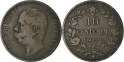 World Coins - Coin, Italy, Umberto I, 10 Centesimi, 1893, Birmingham, , Copper