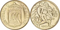 World Coins - Coin, San Marino, 20 Lire, 1973, , Aluminum-Bronze, KM:26