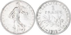 World Coins - Coin, France, Semeuse, Franc, 1913, Paris, , Silver, KM:844.1