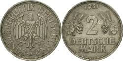 World Coins - Coin, GERMANY - FEDERAL REPUBLIC, 2 Mark, 1951, Munich,